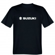 Футболка жіноча чорна Suzuki logo розмір L