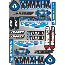 Стікерпак наклейки для мотоцикла YAMAHA Стікерпак наклейки для мотоцикла YAMAHA