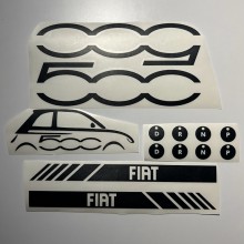 Наклейки Fiat 500 для коробки передач Наклейки Fiat 500 для коробки передач