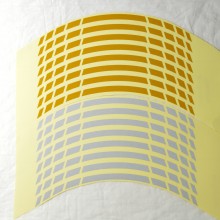 Світловідбивні смужки безпеки на обід колеса мотоцикла Combined Білі/Жовті Світловідбивні смужки безпеки на обід колеса мотоцикла Combined Білі/Жовті
