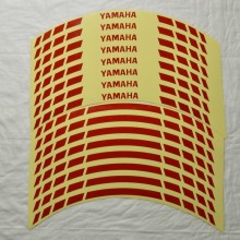 Світловідбивні смужки безпеки на обід колеса мотоцикла Combined Yamaha Червоні Світловідбивні смужки безпеки на обід колеса мотоцикла Combined Yamaha Червоні