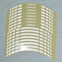 Світловідбивні смужки безпеки на обід колеса мотоцикла Combined Yamaha Білі Світловідбивні смужки безпеки на обід колеса мотоцикла Combined Yamaha Білі