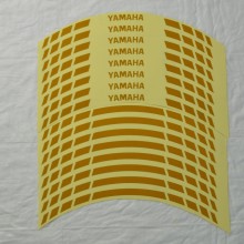 Світловідбивні смужки безпеки на обід колеса мотоцикла Combined Yamaha Жовті Світловідбивні смужки безпеки на обід колеса мотоцикла Combined Yamaha Жовті