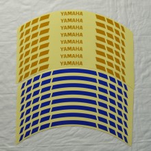 Світловідбивні смужки безпеки на обід колеса мотоцикла Combined Yamaha Сині/Жовті Світловідбивні смужки безпеки на обід колеса мотоцикла Combined Yamaha Сині/Жовті