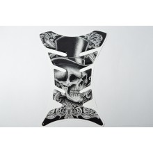 Об'ємна захисна наклейка на бак мотоцикла ShopTobi Kind skull X Об'ємна захисна наклейка на бак мотоцикла ShopTobi Kind skull X