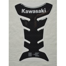 Об'ємна захисна наклейка carbon на бак мотоцикла Kawasaki Об'ємна захисна наклейка carbon на бак мотоцикла Kawasaki
