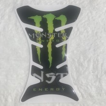 Об'ємна захисна наклейка на бак мотоцикла ShopTobi Green monster X Об'ємна захисна наклейка на бак мотоцикла ShopTobi Green monster X