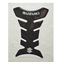 Об'ємна захисна наклейка carbon на бак мотоцикла Suzuki Об'ємна захисна наклейка carbon на бак мотоцикла Suzuki